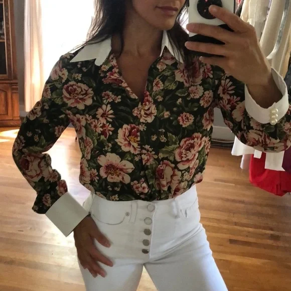 Zara Floral Blouse - Picture 6 of 15